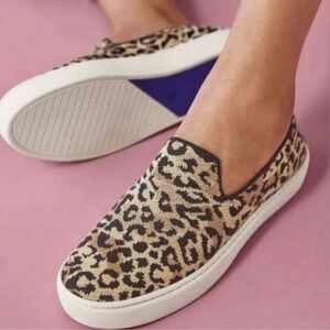 Rothy's The Sneaker in Camo Cat Leopard Print